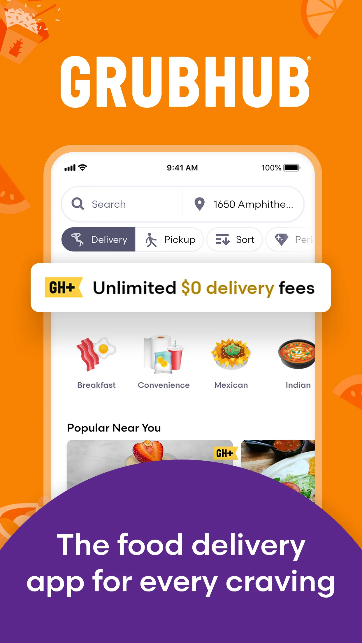 Grubhub: Food Delivery | Indus Appstore | Screenshot