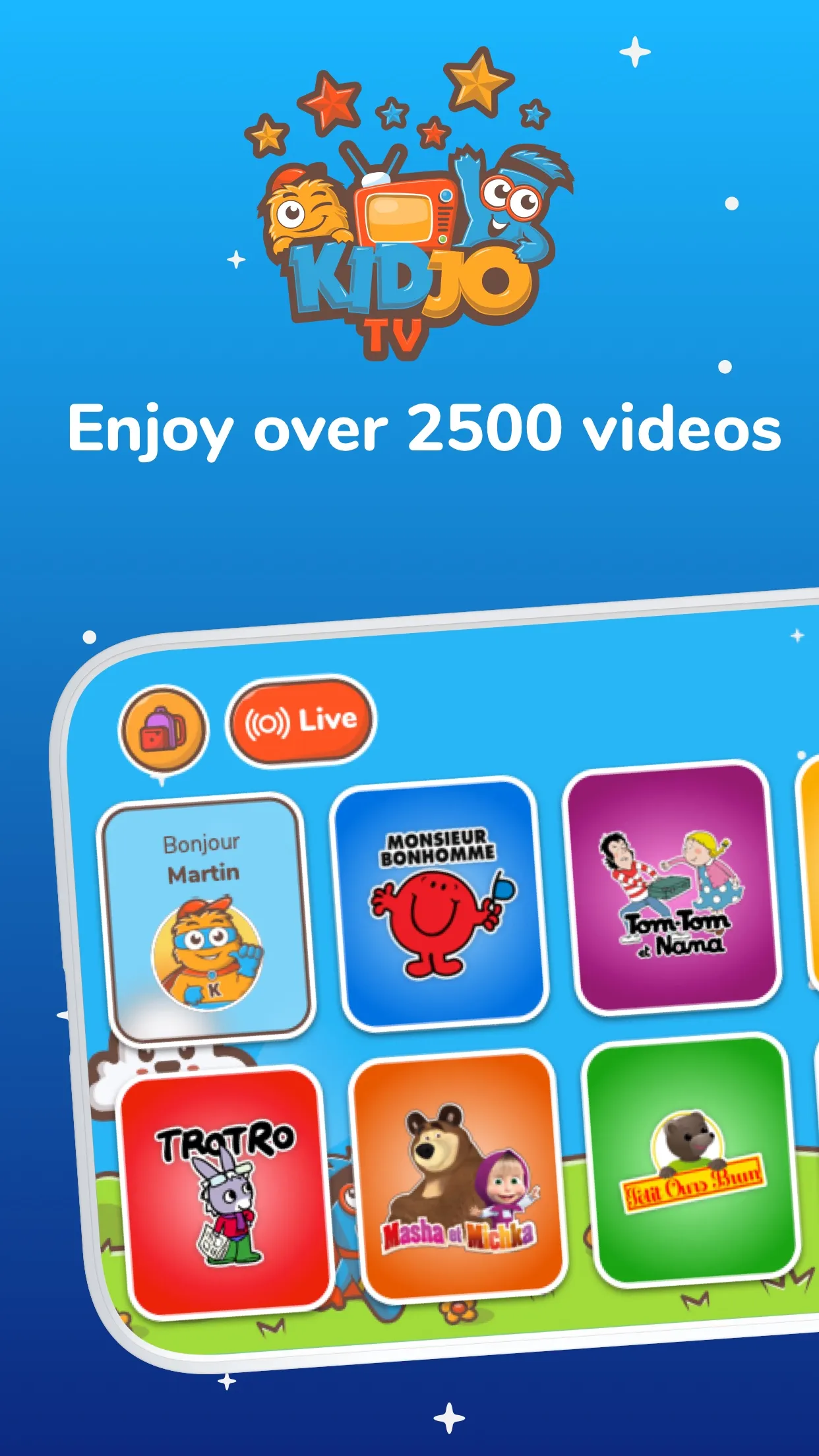 Kidjo TV: Videos for Kids | Indus Appstore | Screenshot