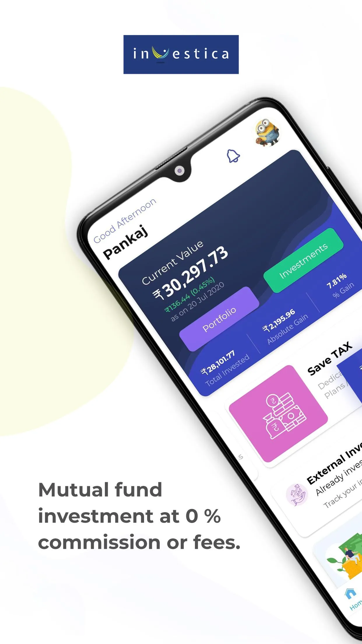 Mutual Fund App - Investica | Indus Appstore | Screenshot