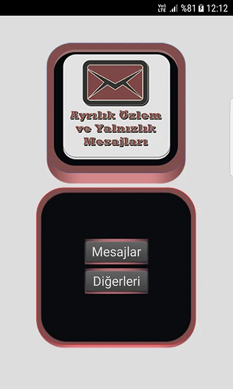 Ayrılık Özlem Yalnız Mesajları | Indus Appstore | Screenshot