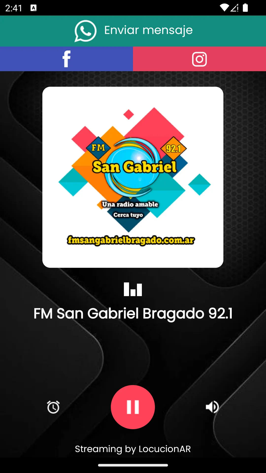 FM San Gabriel Bragado 92.1 | Indus Appstore | Screenshot