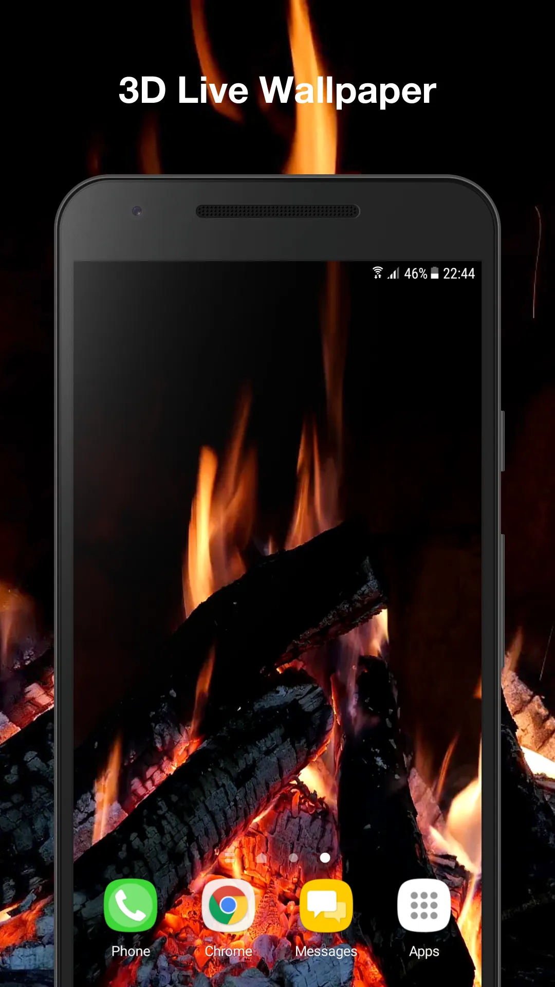 Real Fireplace Live Wallpaper | Indus Appstore | Screenshot