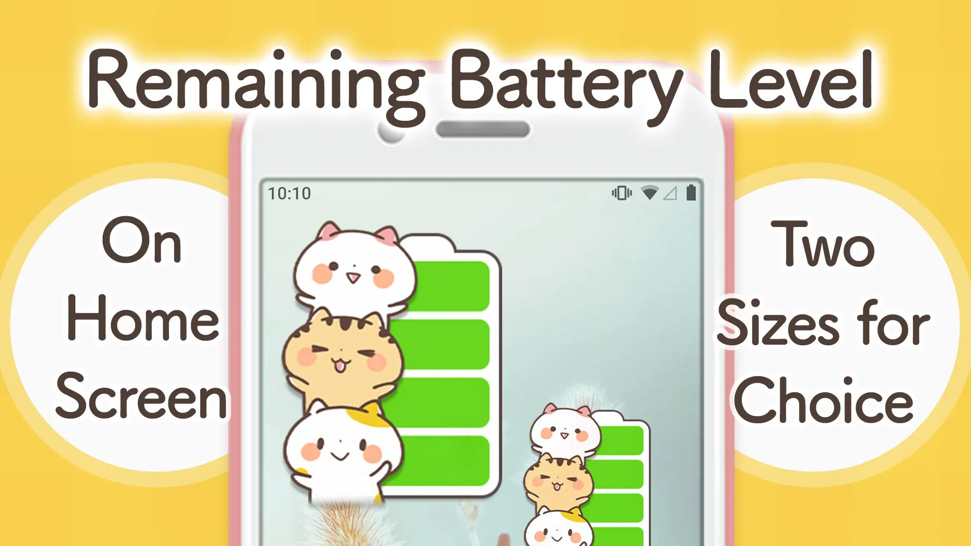 Battery widget Kansai Cats | Indus Appstore | Screenshot