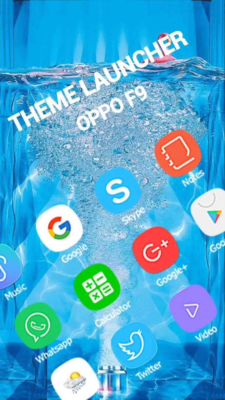 Launcher Theme For OPPO F9 | Indus Appstore | Screenshot