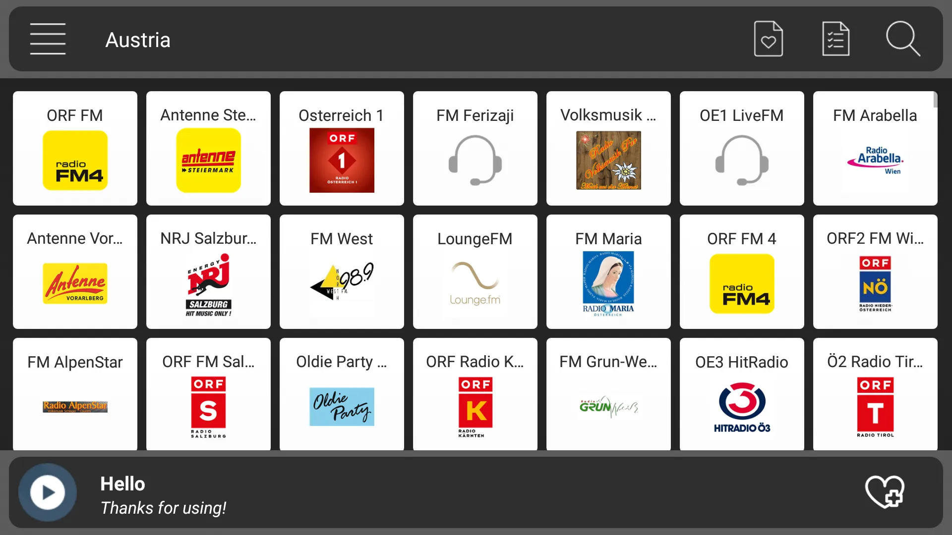 Austria Radio - Austria FM AM | Indus Appstore | Screenshot