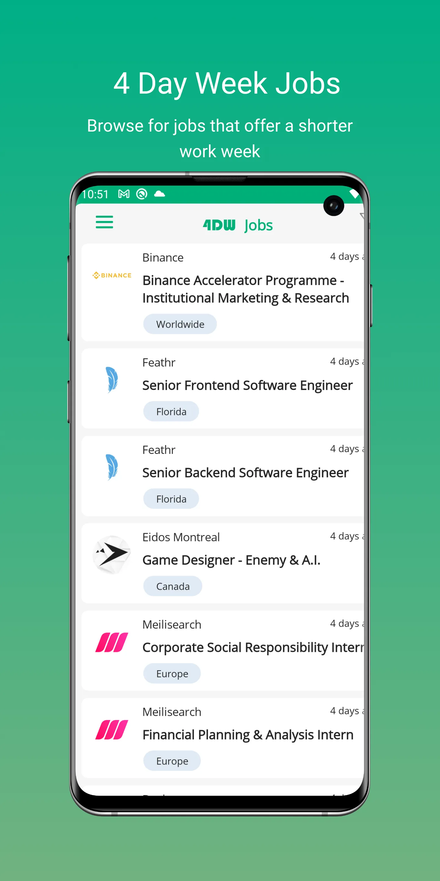 4 Day Week Jobs | Indus Appstore | Screenshot