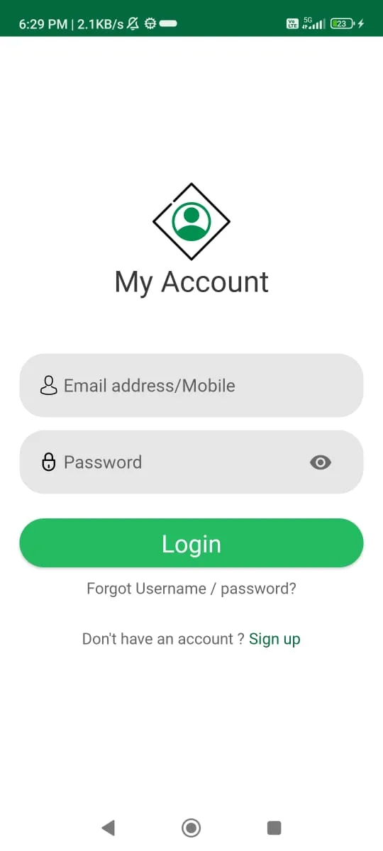 My Account | Indus Appstore | Screenshot