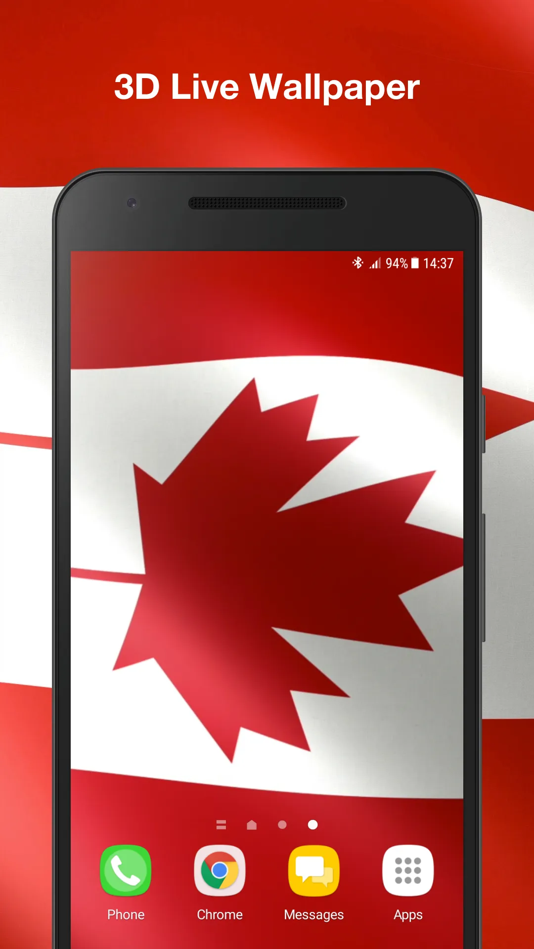 3d Canada Flag Live Wallpaper | Indus Appstore | Screenshot