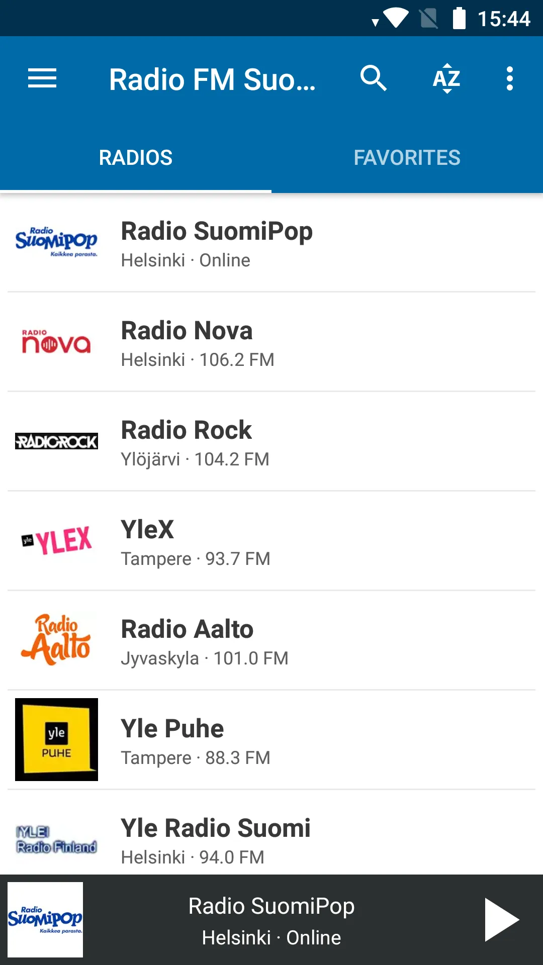 Radio Suomi (Finland) | Indus Appstore | Screenshot