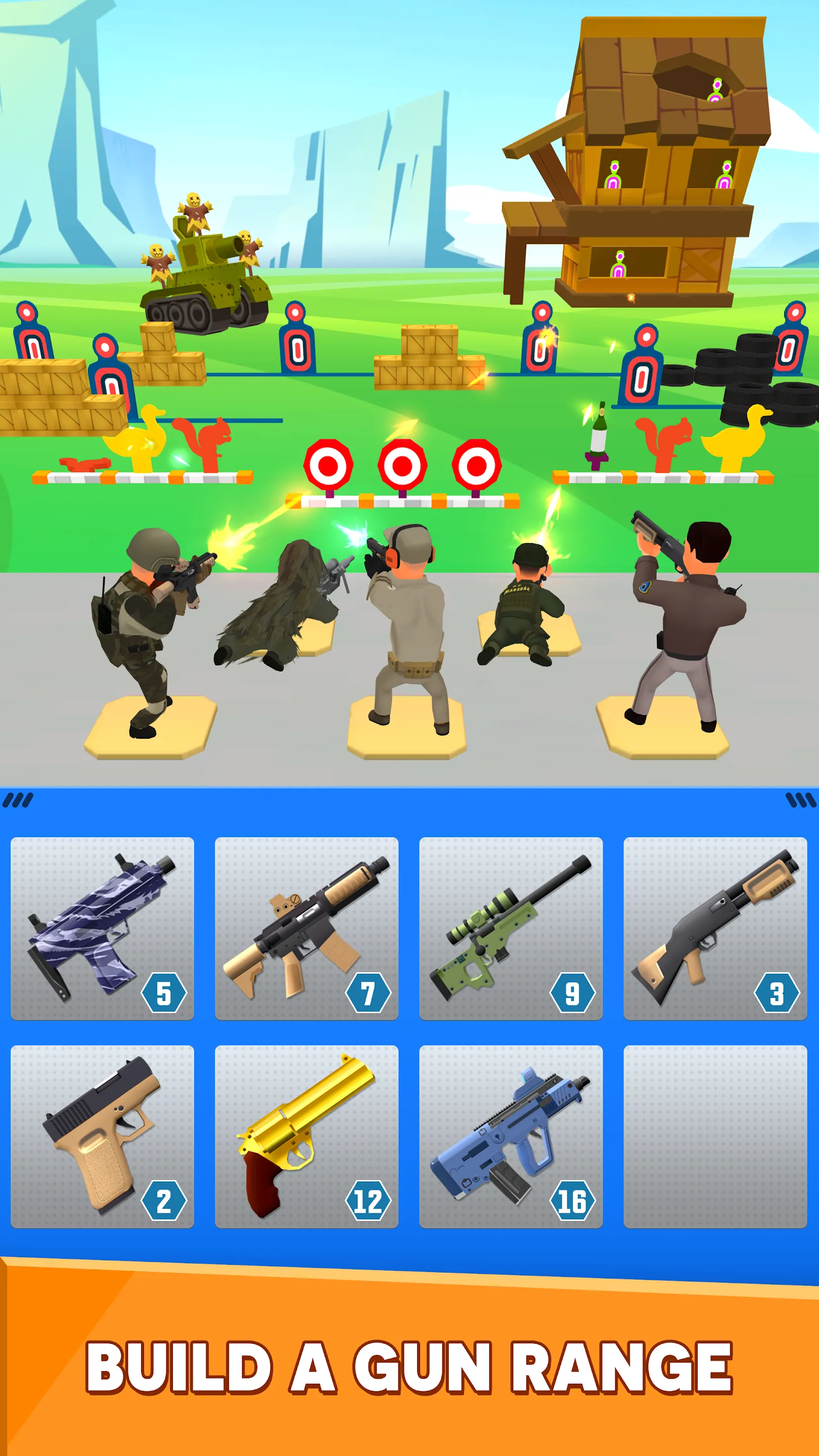 Gun Range: Idle Shooter | Indus Appstore | Screenshot