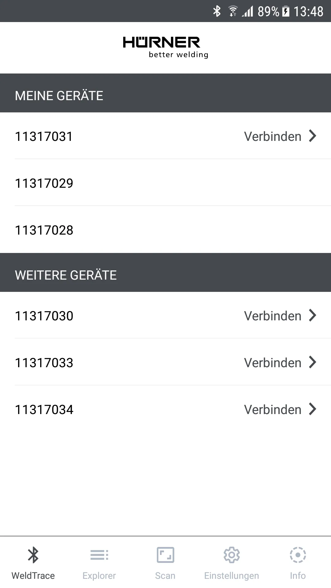 Hürner WeldTrace | Indus Appstore | Screenshot