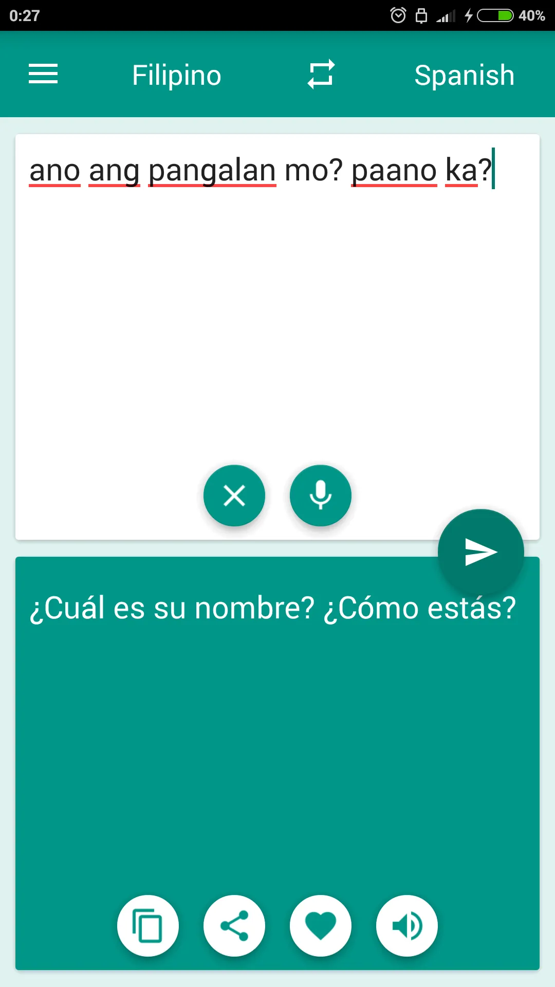 Spanish-Filipino Translator | Indus Appstore | Screenshot