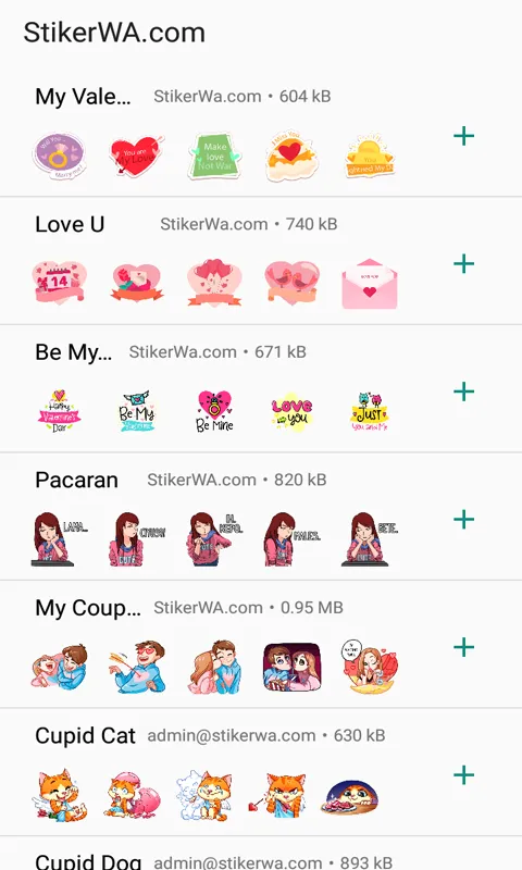 Valentine Day WAStickerApps | Indus Appstore | Screenshot