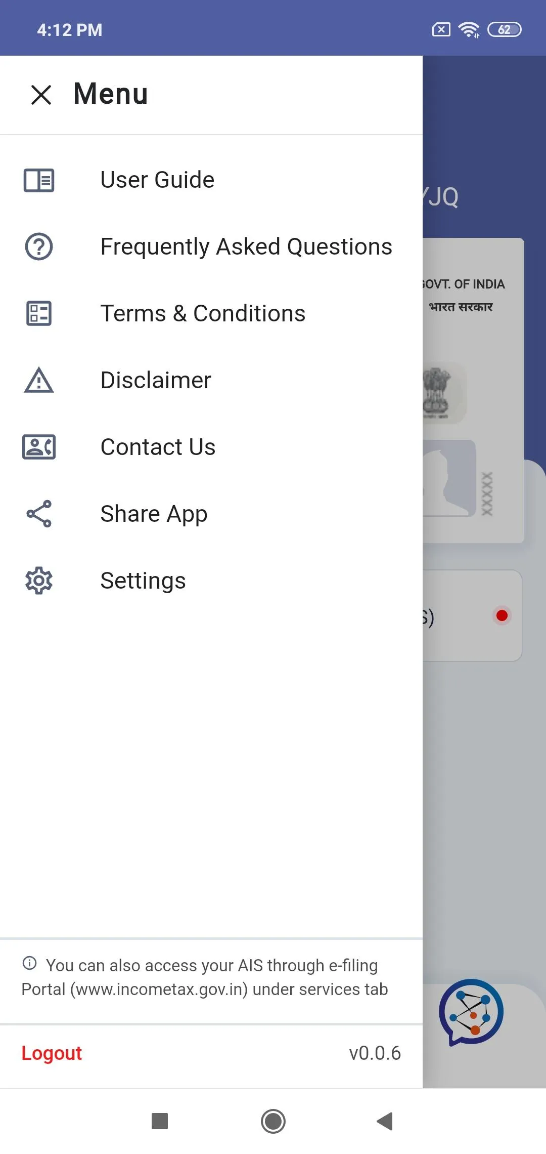 AIS for Taxpayers | Indus Appstore | Screenshot