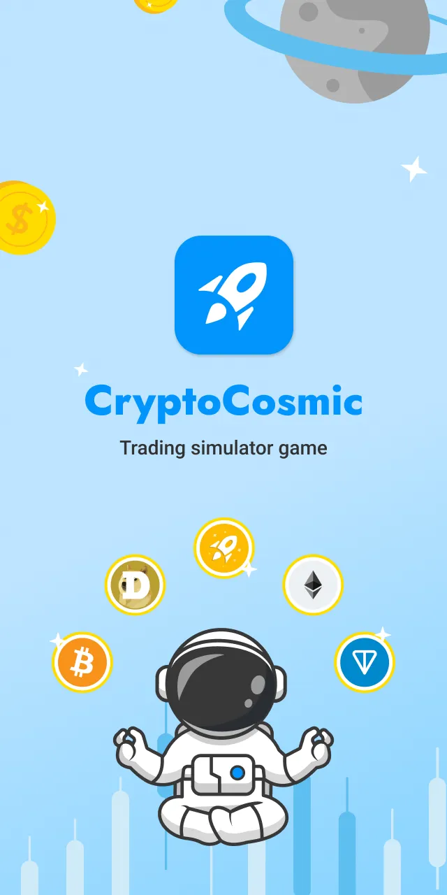 CryptoCosmic Trading Simulator | Indus Appstore | Screenshot