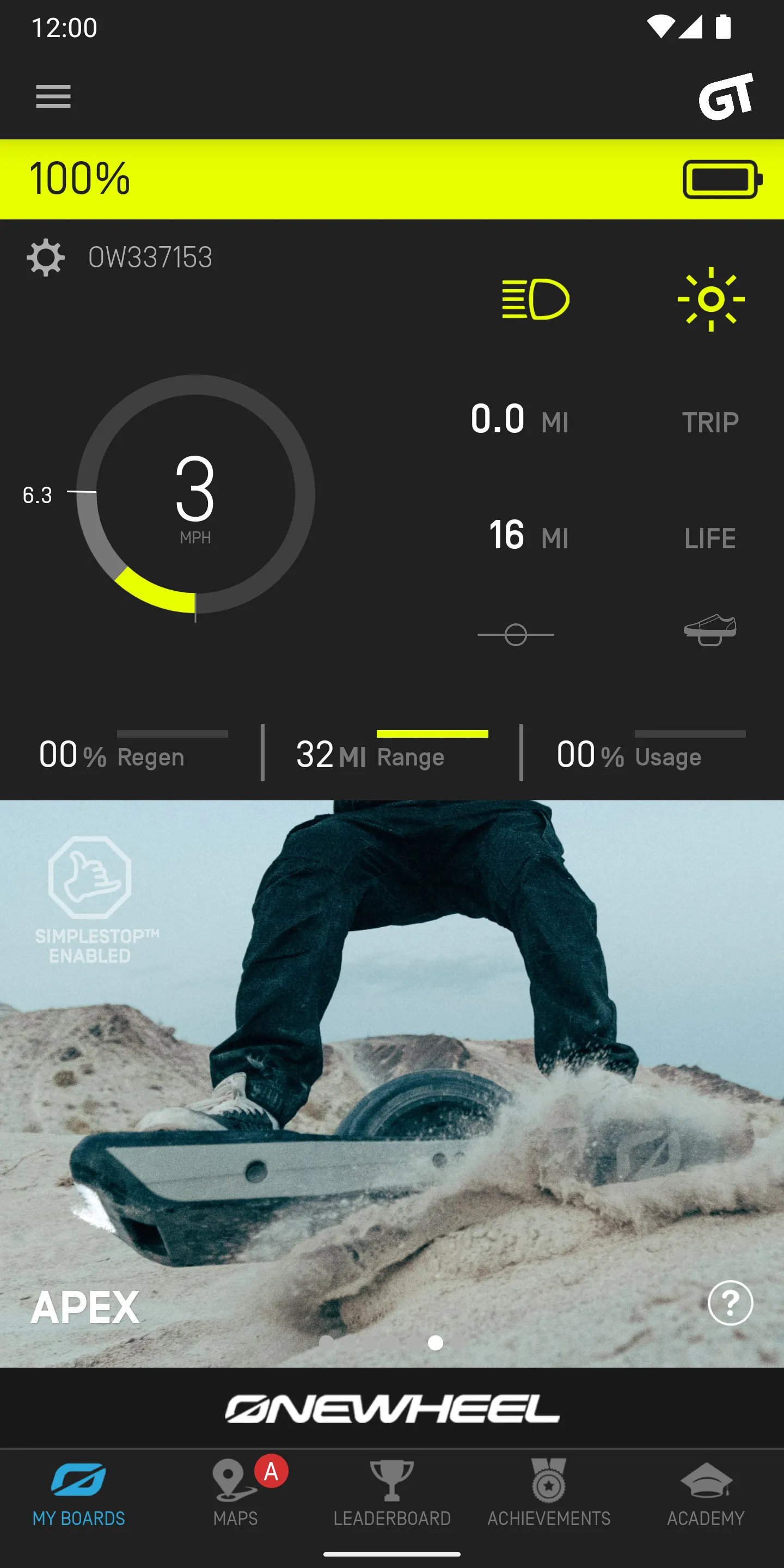 Onewheel | Indus Appstore | Screenshot