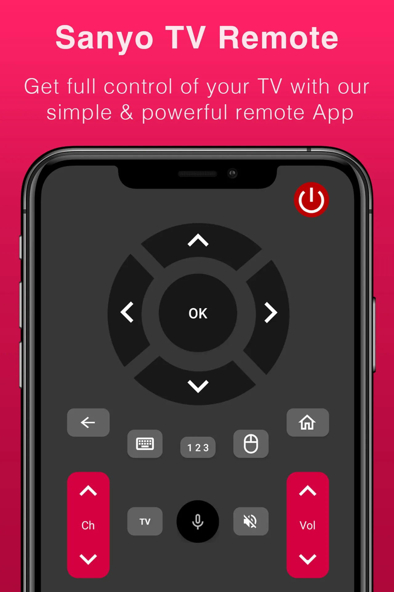Sanyo TV Remote Control | Indus Appstore | Screenshot