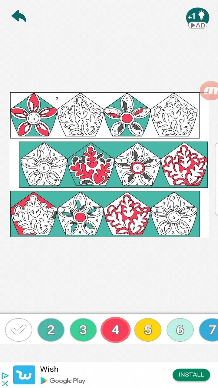 Pattern Color by Number | Indus Appstore | Screenshot