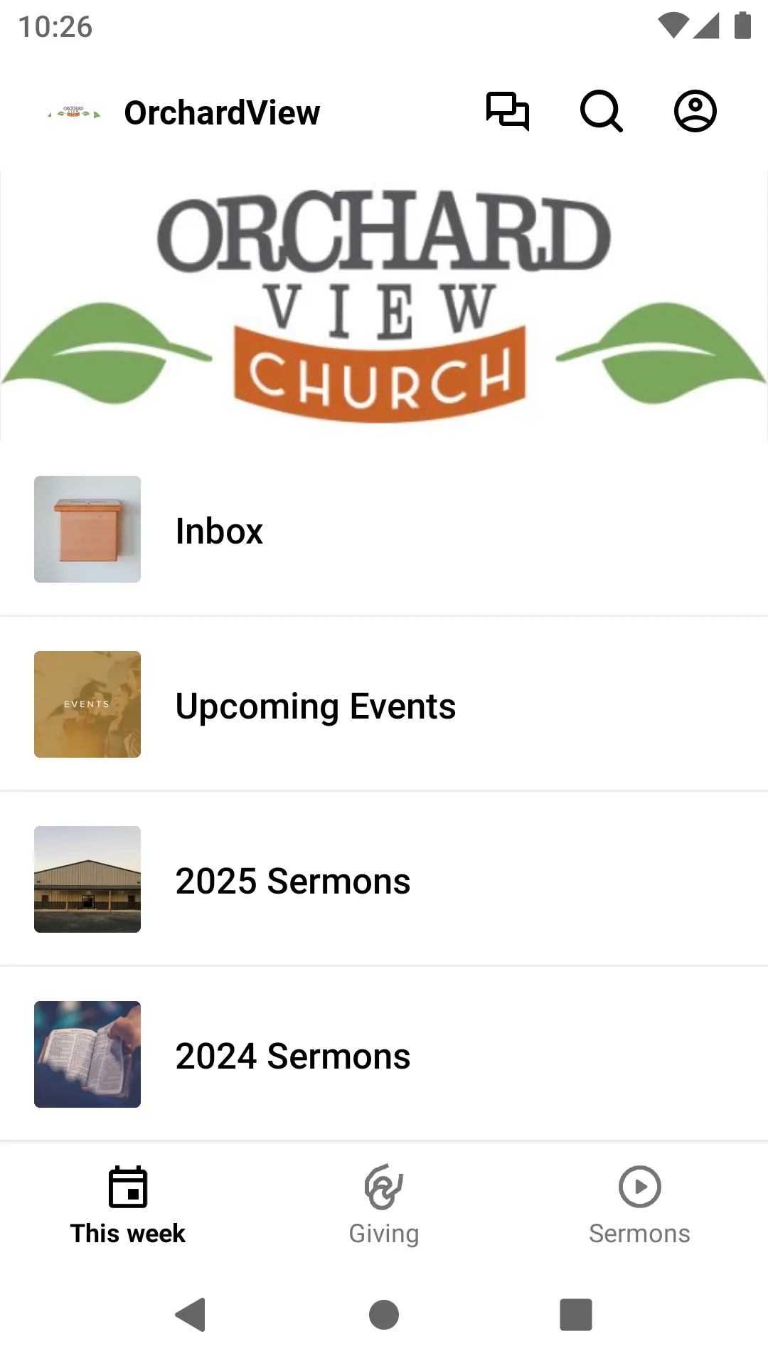 Orchard View Church | Indus Appstore | Screenshot