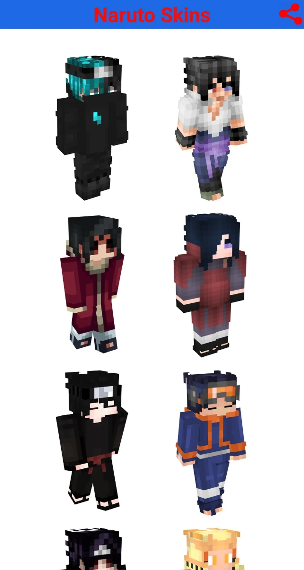 Naruto skins for minecraft | Indus Appstore | Screenshot