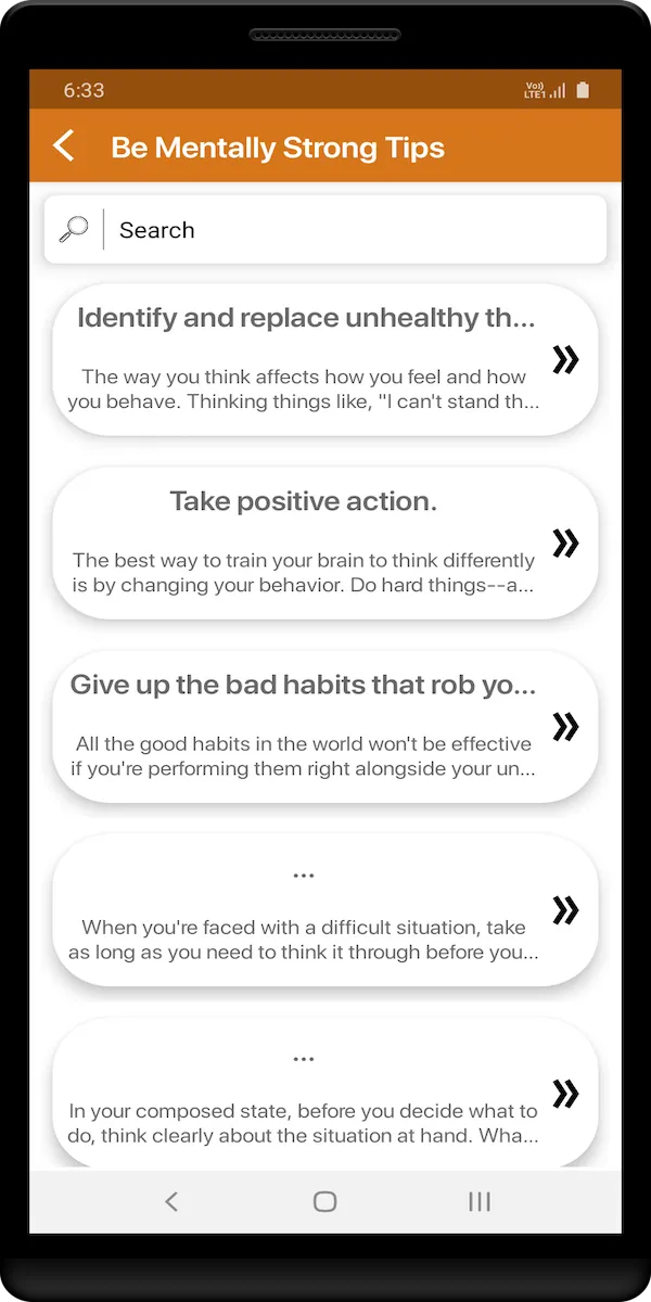 Be Mentally Strong Tips | Indus Appstore | Screenshot