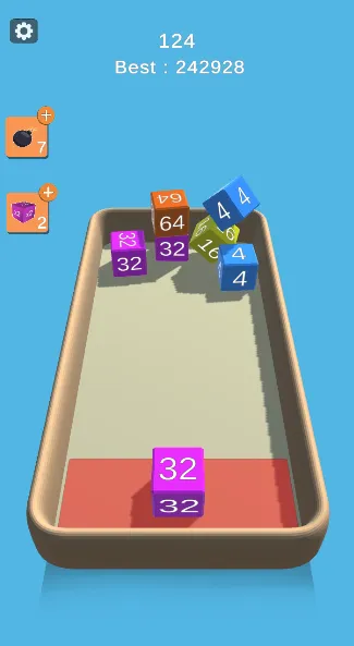 2048 3d : Cube Merge Game | Indus Appstore | Screenshot