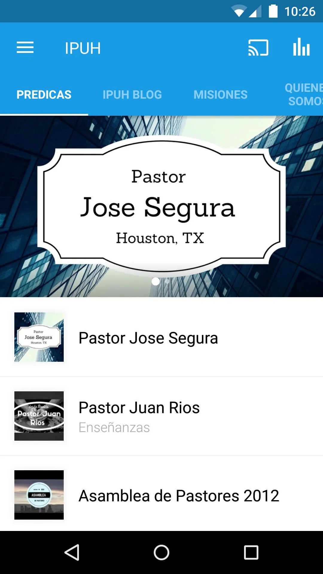 Iglesia Pentecostal Unida Hisp | Indus Appstore | Screenshot