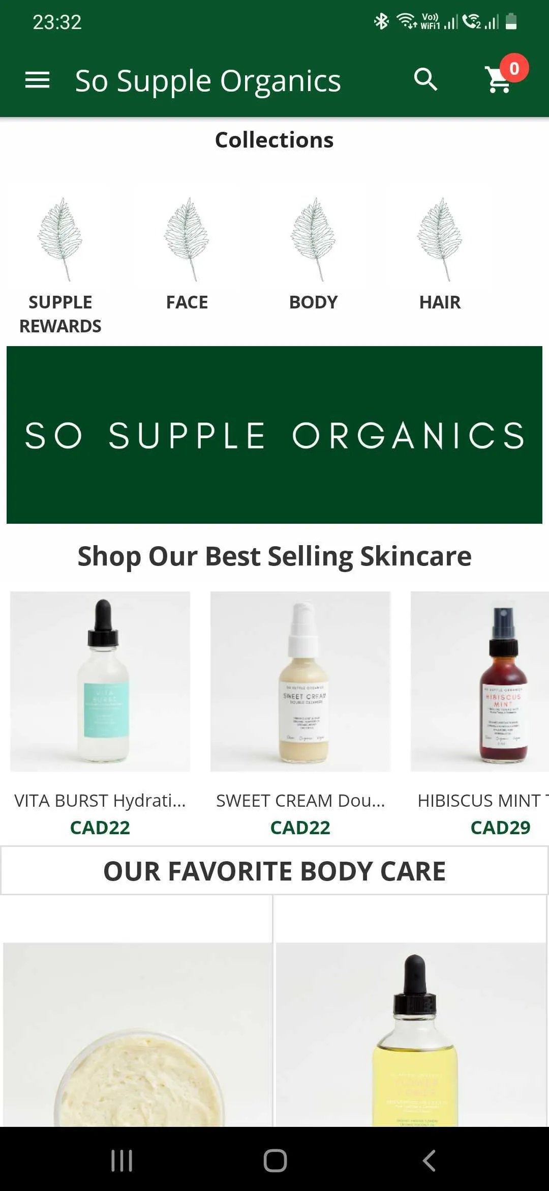 So Supple Organics | Indus Appstore | Screenshot