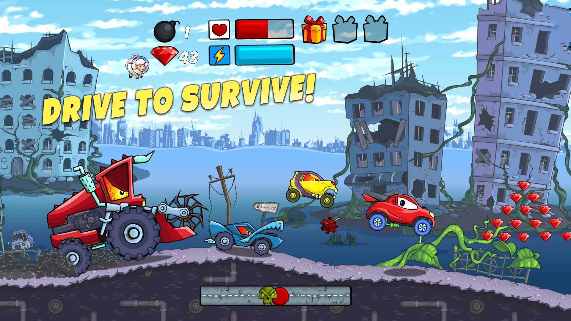 Car Eats Car - Apocalypse Race | Indus Appstore | Screenshot