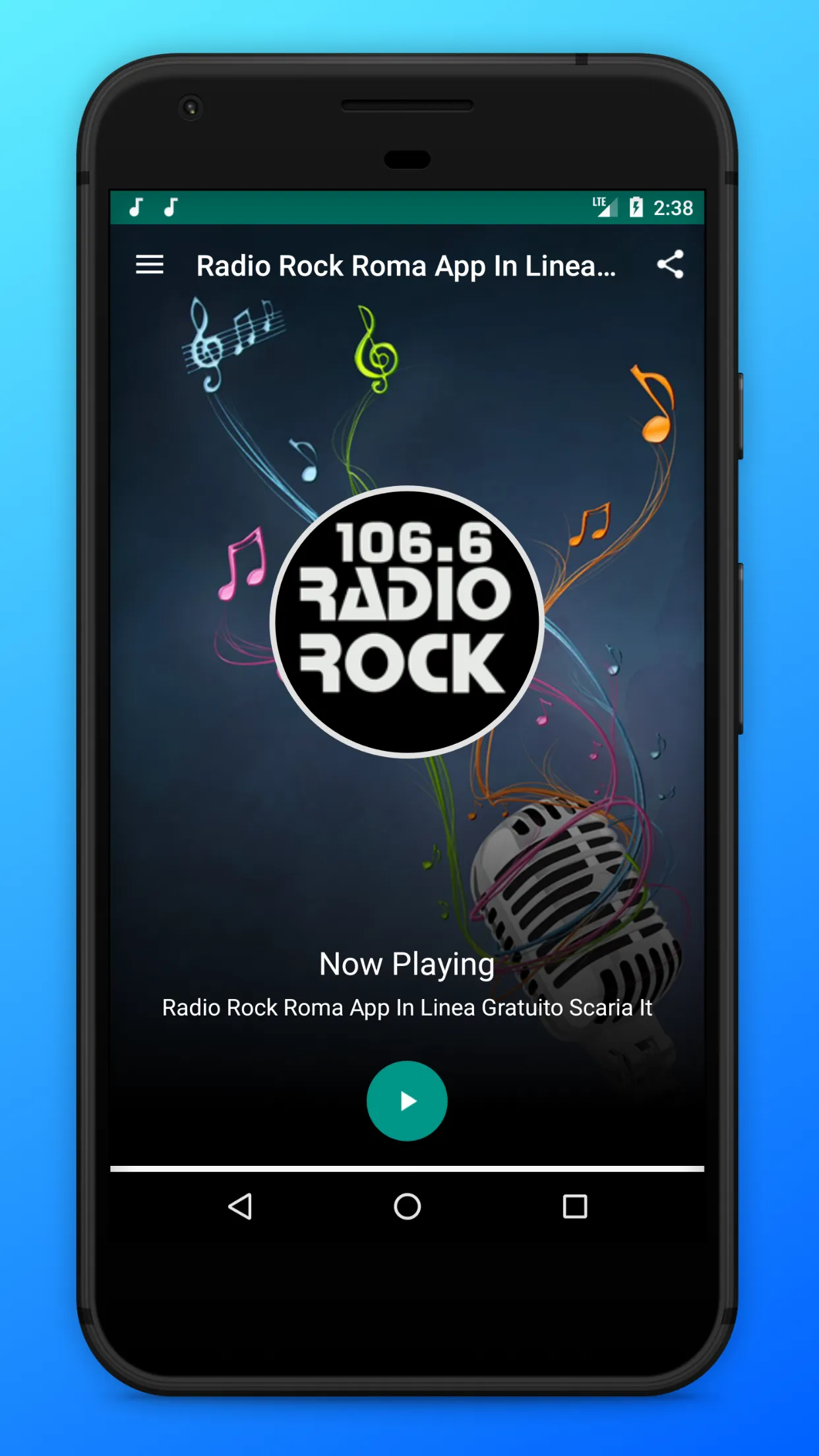 Radio Rock 106.6 Roma FM App | Indus Appstore | Screenshot