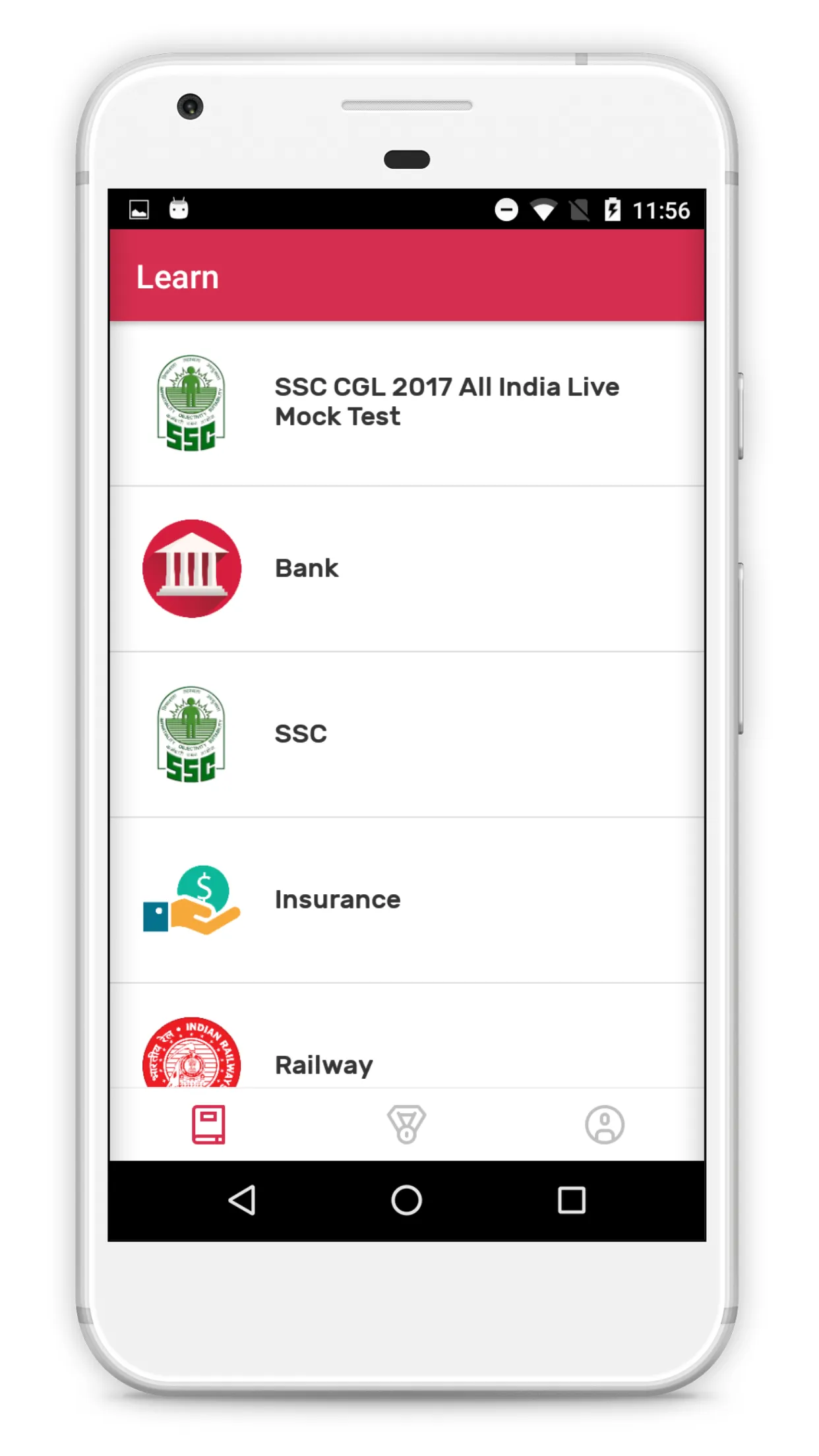 RACE APP - Coaching for Bank,  | Indus Appstore | Screenshot