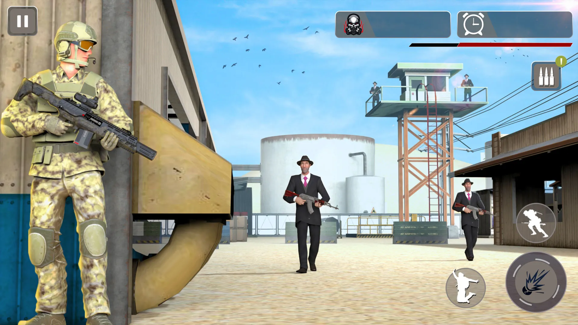 Gun Games Commando - 3d fire | Indus Appstore | Screenshot