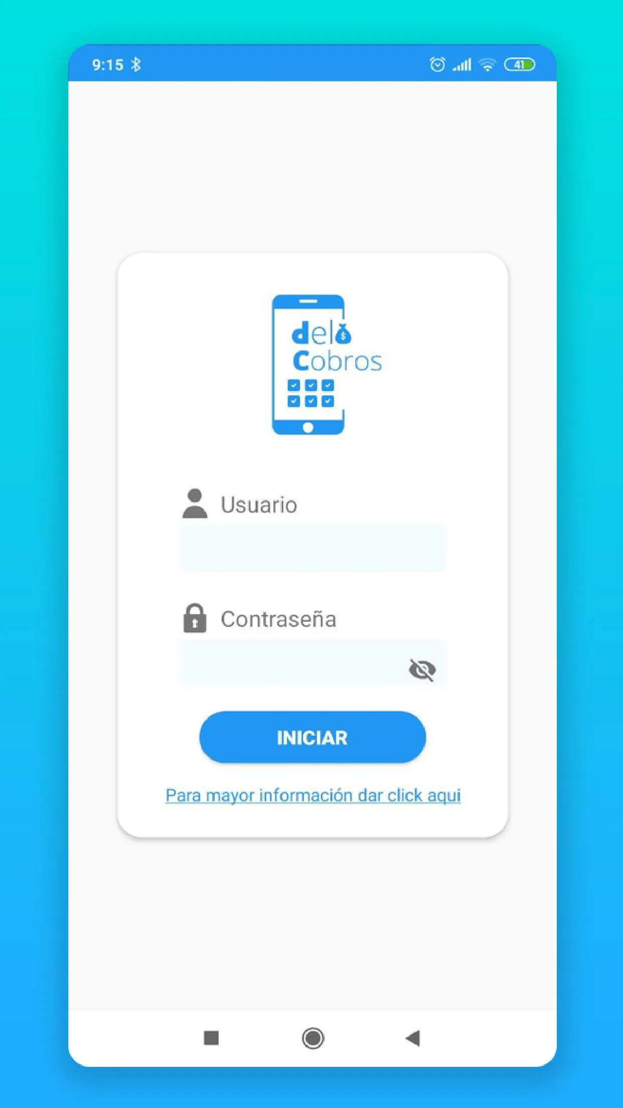 Delo Cobros Demo | Indus Appstore | Screenshot