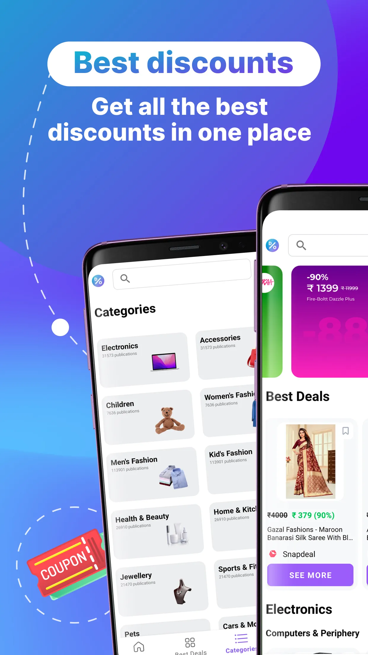 Discount One - Deals & Coupons | Indus Appstore | Screenshot