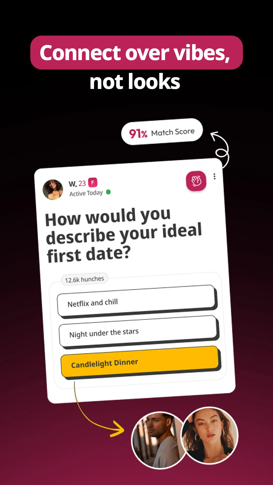 Hunch Dating App: Vibe & Meet | Indus Appstore | Screenshot