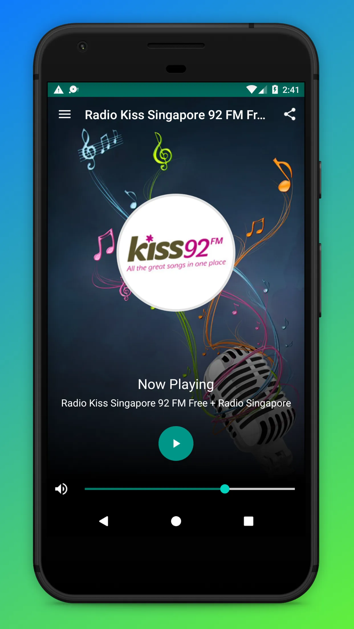 Kiss 92 FM Singapore Radio App | Indus Appstore | Screenshot