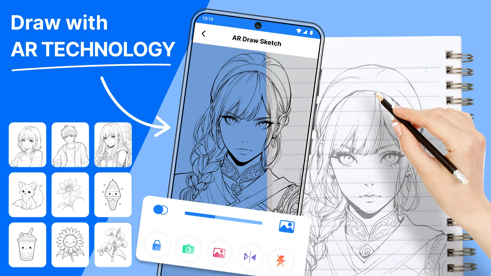 AR Draw Sketch - Trace Anime | Indus Appstore | Screenshot