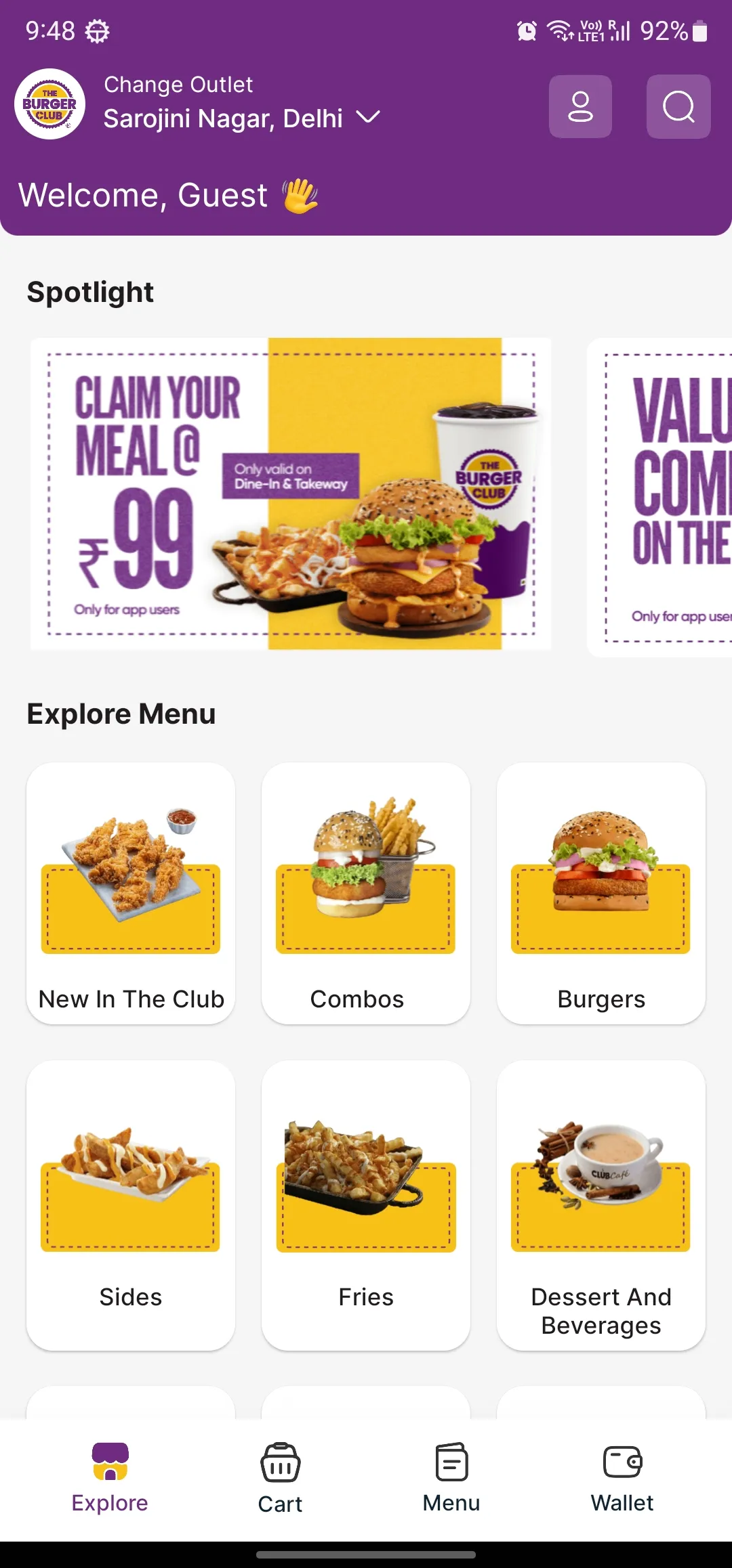 The Burger Club | Indus Appstore | Screenshot