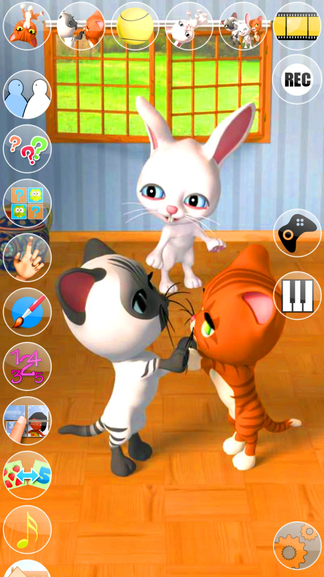 Talking 3 Friends Cats & Bunny | Indus Appstore | Screenshot