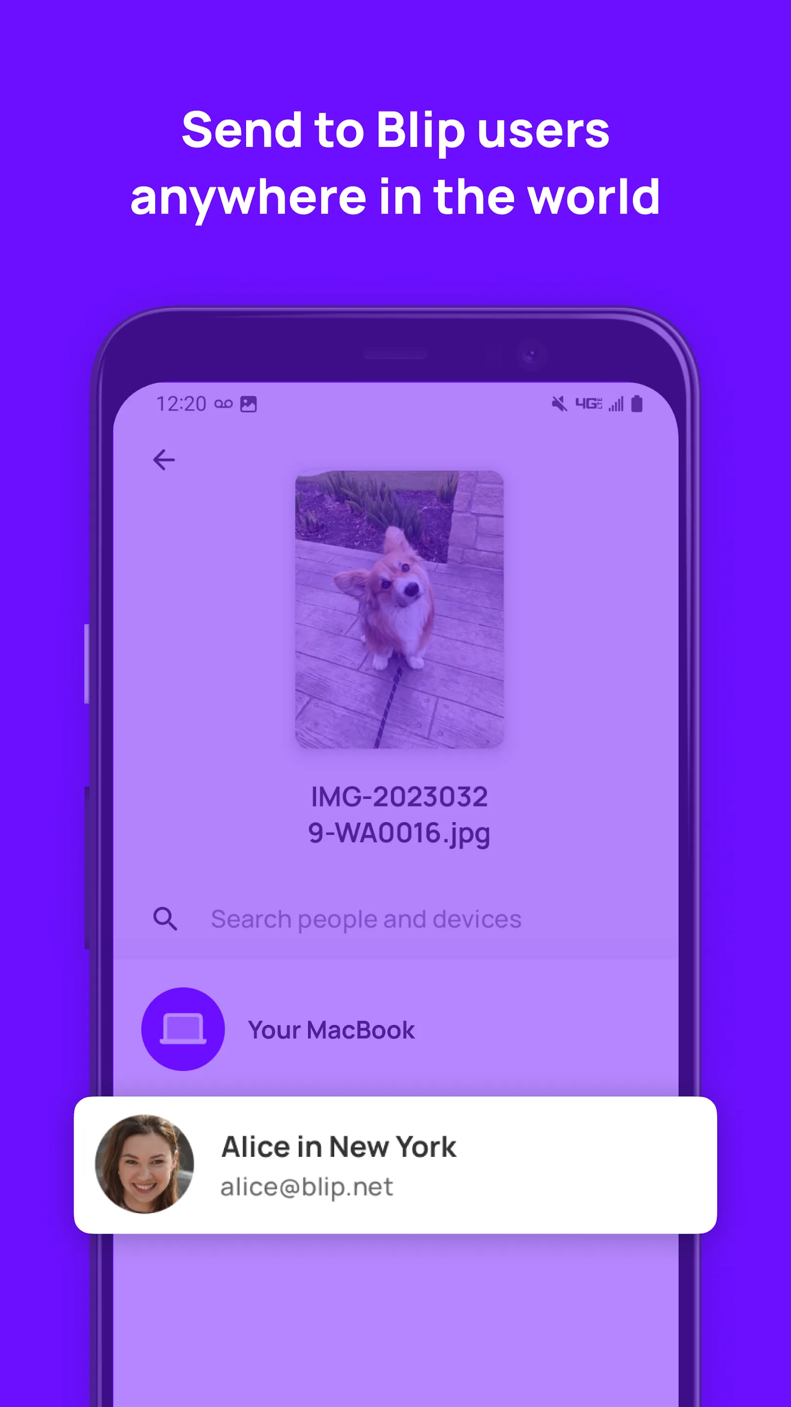 Blip (File Transfer) | Indus Appstore | Screenshot