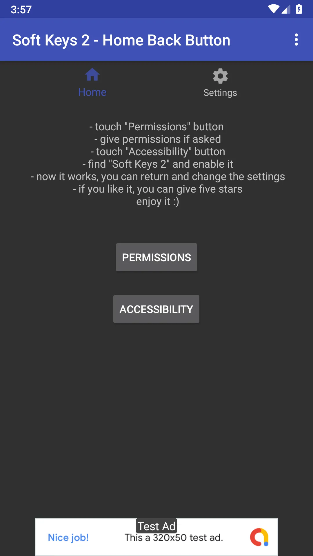 Soft Keys 2 - Home Back Button | Indus Appstore | Screenshot