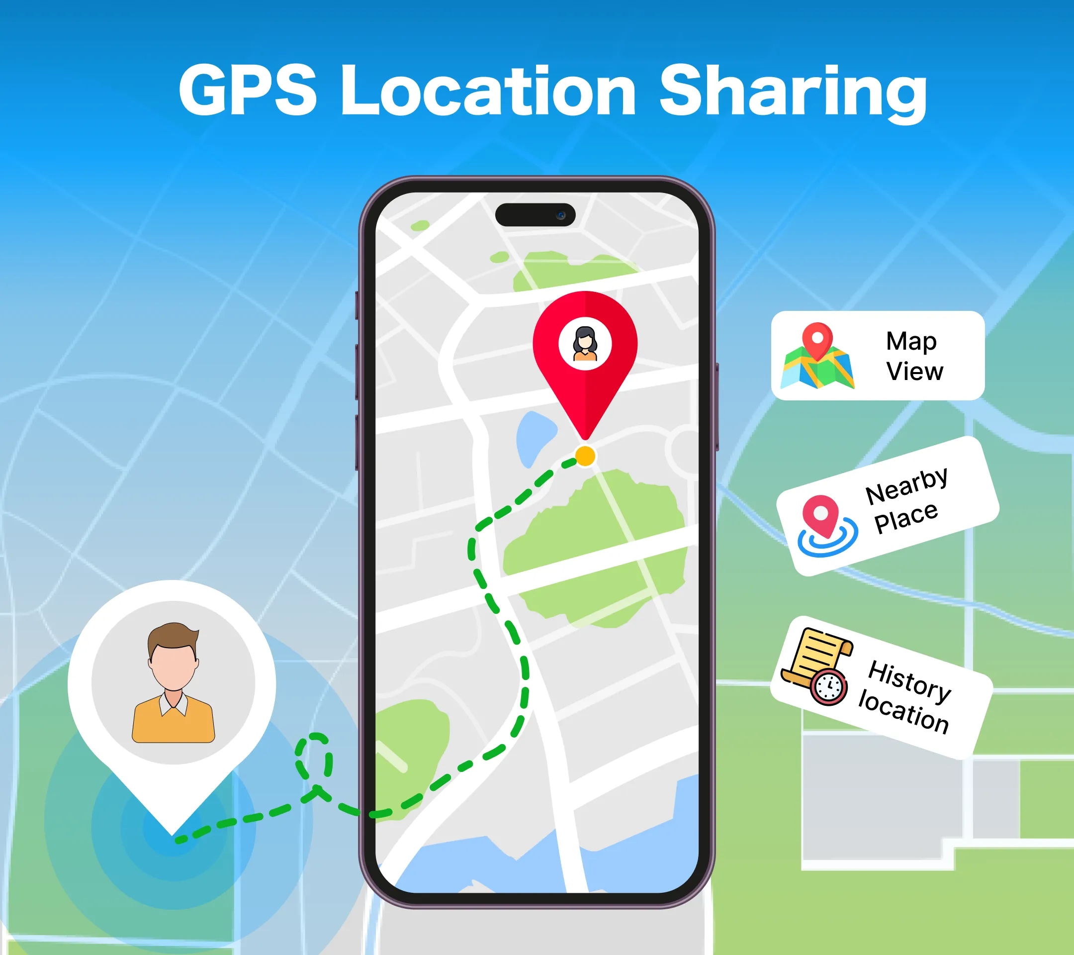 Real-time GPS Location Sharing | Indus Appstore | Screenshot