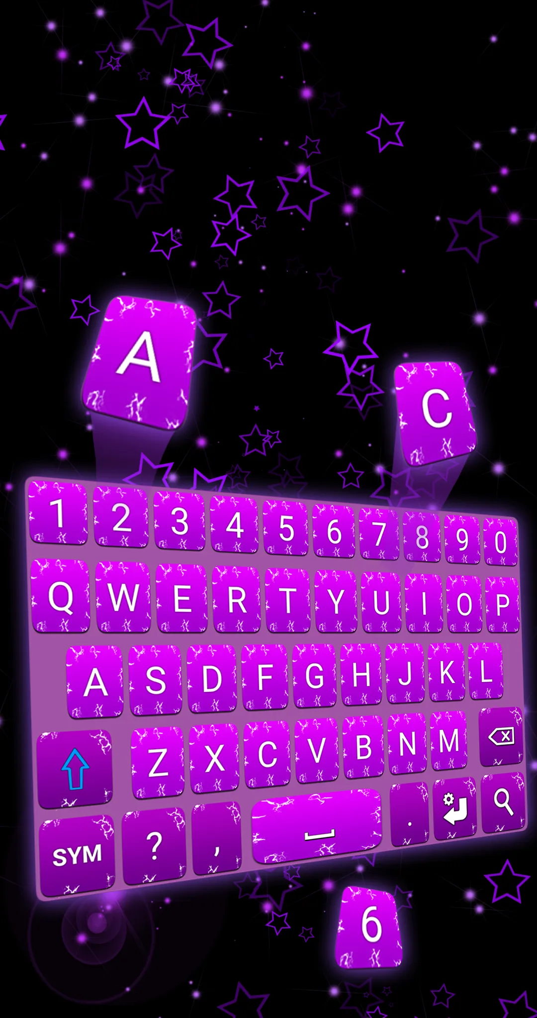 Purple Keyboard | Indus Appstore | Screenshot