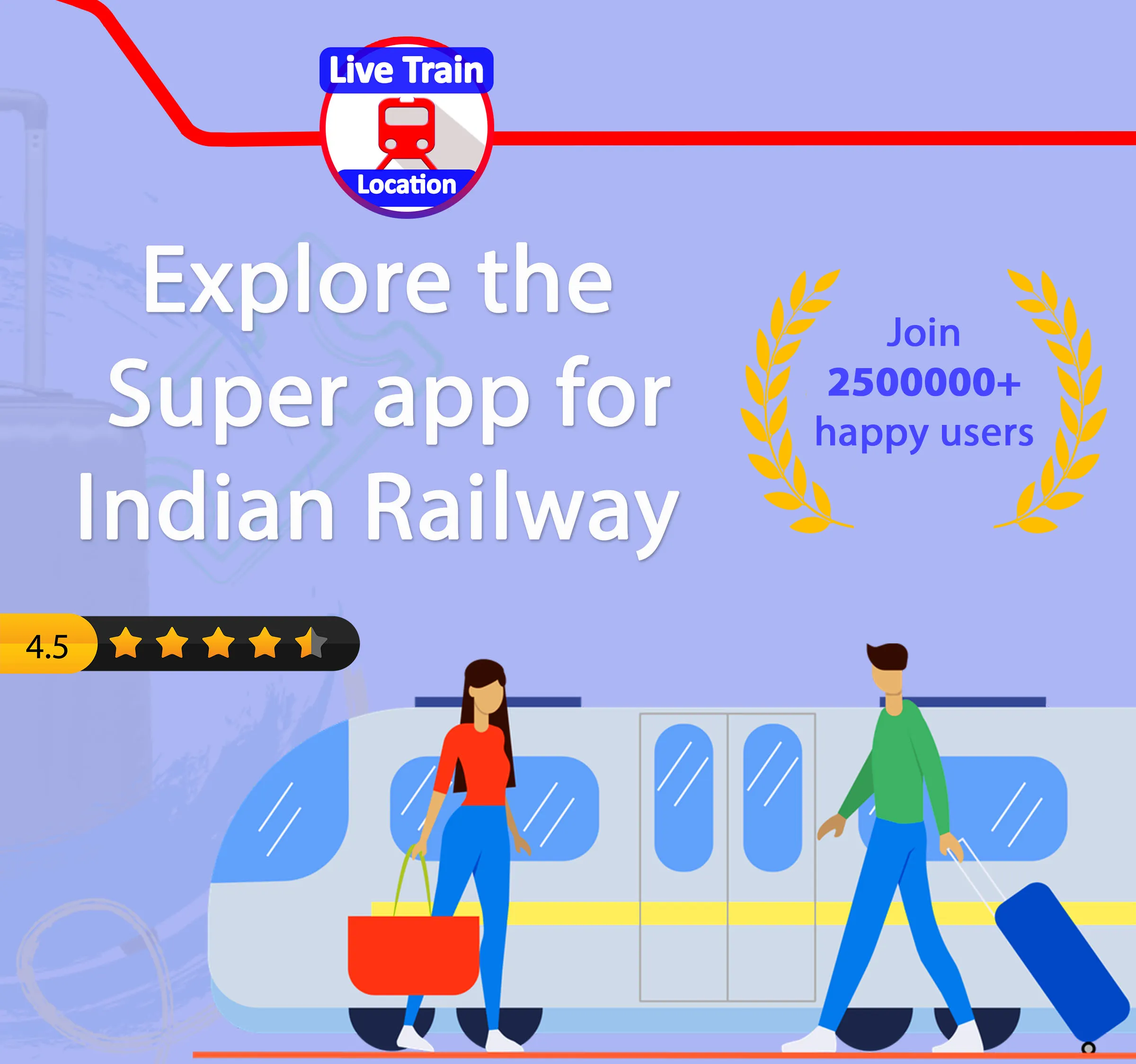 Live Train Location : My Train | Indus Appstore | Screenshot