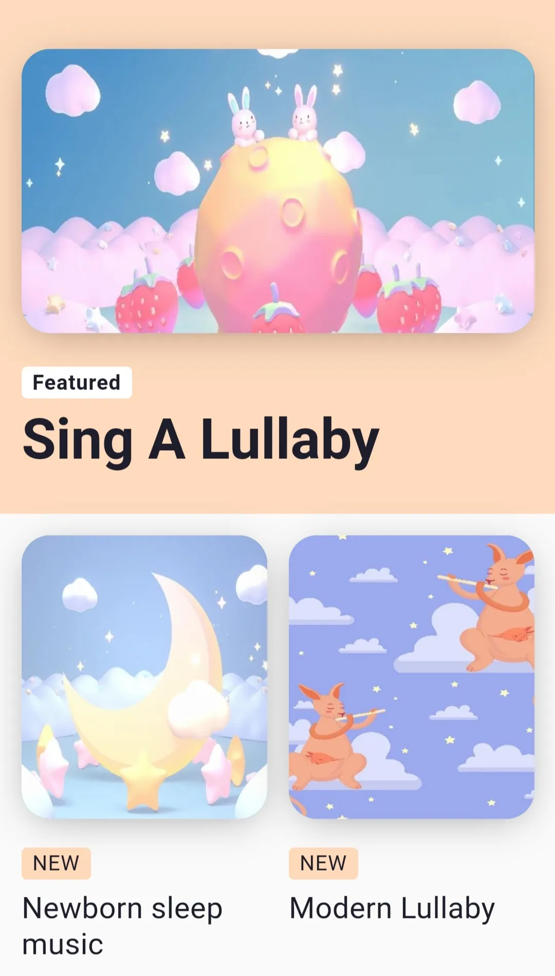 Lullabies Songs: Sleep Sounds | Indus Appstore | Screenshot