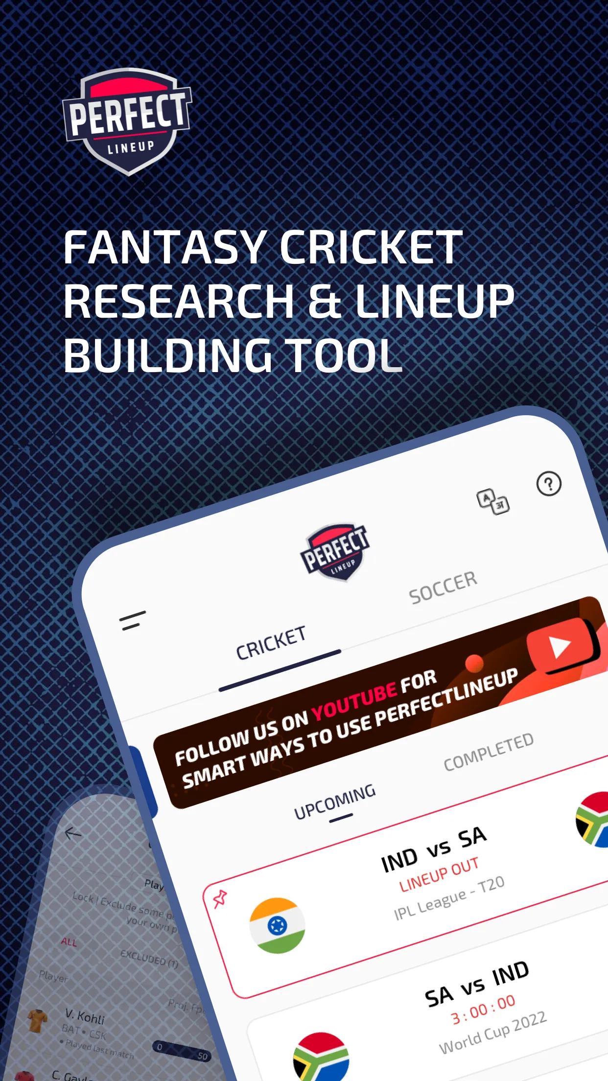 PerfectLineup - Lineup Builder | Indus Appstore | Screenshot