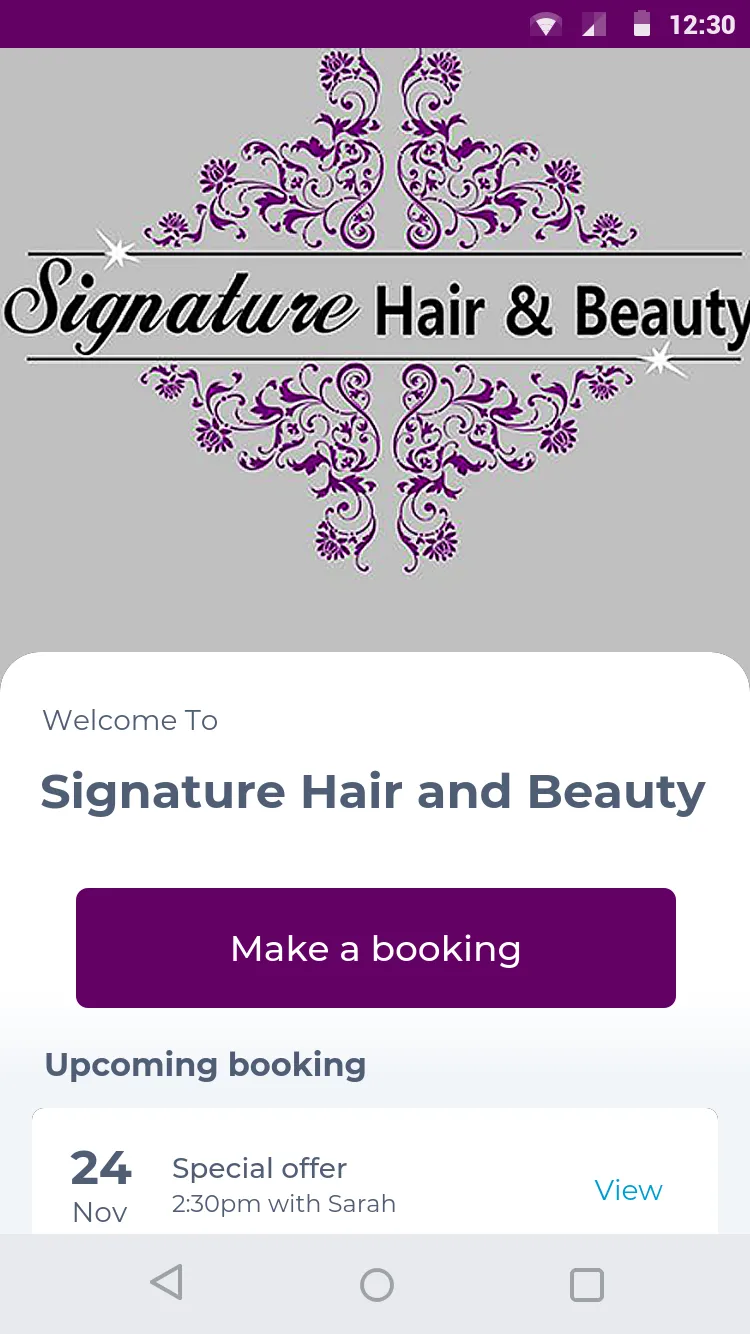 Signature Hair and Beauty | Indus Appstore | Screenshot