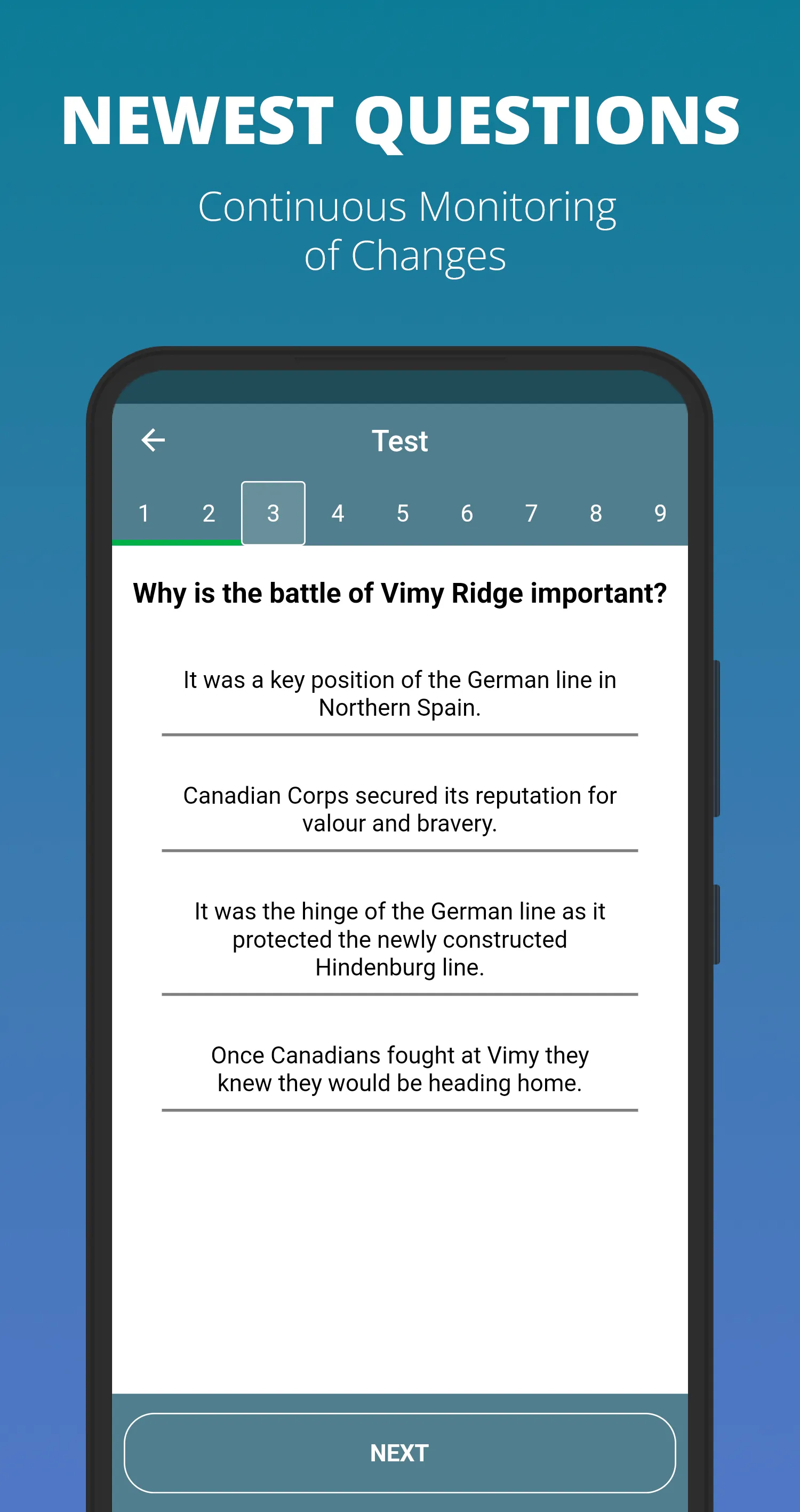 Canadian Citizenship Test 2024 | Indus Appstore | Screenshot