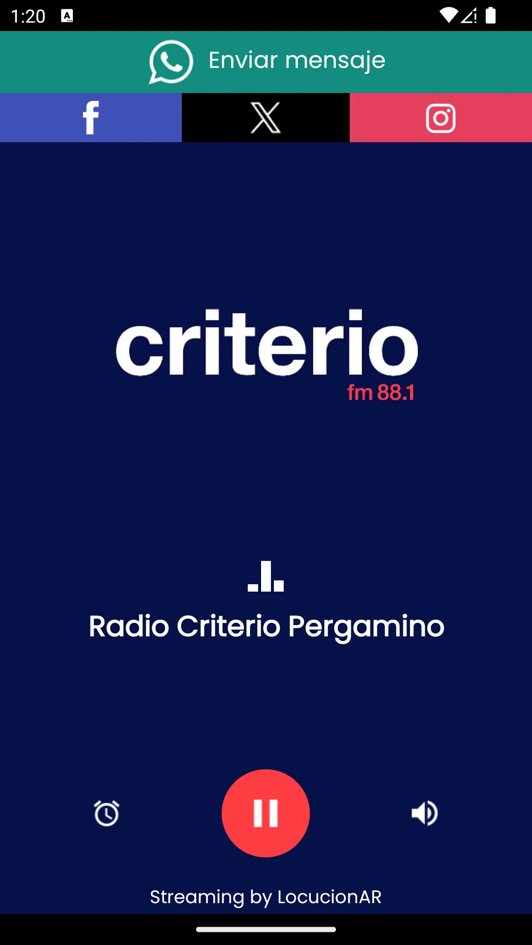 Radio Criterio Pergamino | Indus Appstore | Screenshot