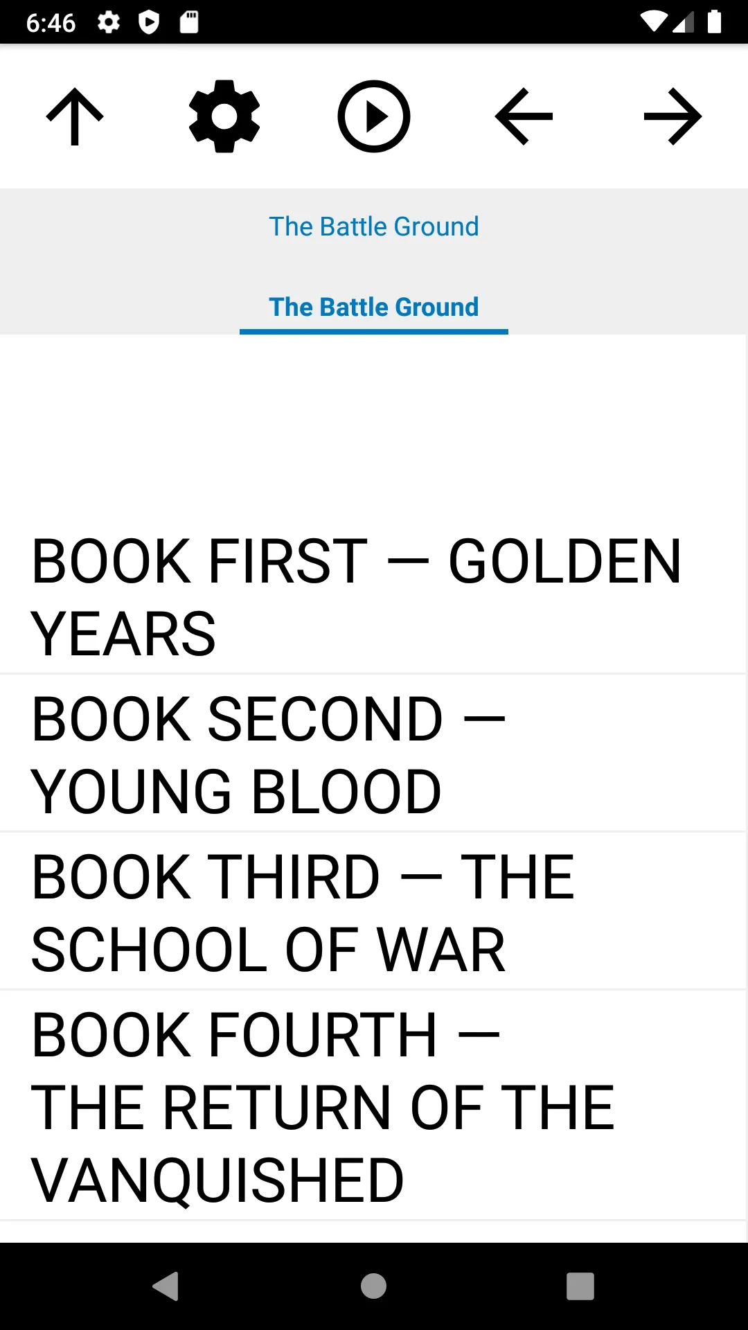 Book, The Battle Ground | Indus Appstore | Screenshot